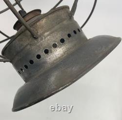 Antique Dietz no. 6 Bell bottom Railroad lantern w New York central cast globe