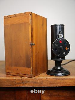 Antique Dr Thomson Lantern for Railroad Marine Service Color Blind Detector RARE