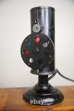 Antique Dr Thomson Lantern for Railroad Marine Service Color Blind Detector RARE