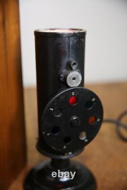 Antique Dr Thomson Lantern for Railroad Marine Service Color Blind Detector RARE