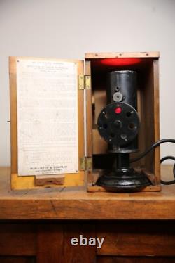 Antique Dr Thomson Lantern for Railroad Marine Service Color Blind Detector RARE