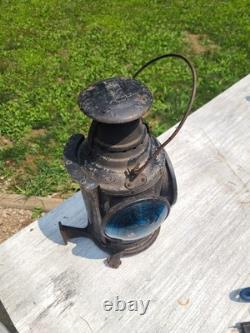 Antique Dressel 4 Way Railroad Lantern. Arlington, NJ. Kerosene. Missing Glass