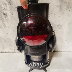 Antique Dressel 4 Way Railroad Lantern Electric Lamp Conversion vintage mid-20th