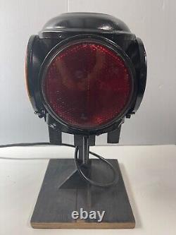 Antique Dressel 4 Way Signal Lantern Railroad Train Switch Light Lamp