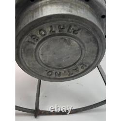 Antique Dressel Arlington B & ORR etched Red Globe Railroad Lantern