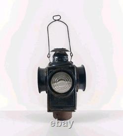 Antique Dressel Arlington NJ Railroad Crossing Gate Lamp, Electrified
