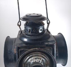 Antique Dressel Arlington NJ Railroad Crossing Gate Lamp, Electrified