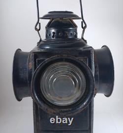 Antique Dressel Arlington NJ Railroad Crossing Gate Lamp, Electrified