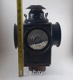 Antique Dressel Arlington NJ Railroad Crossing Gate Lamp, Electrified