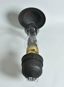 Antique Dressel NJ Railroad Caboose Oil Lamp Wall bracket Lantern RR, P&A Burner