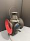 Antique Dressel Railroad Signal Lantern NJ USA Blue & Red Lens Train Lamp