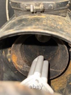 Antique Dressel Railroad Signal Lantern NJ USA Blue & Red Lens Train Lamp