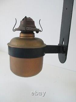 Antique Dressel Railroad Train Wall Sconce Lantern with Eagle Oil Lamp D13