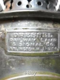 Antique Dressel Railway Lamp & Signal Co. NYC Railroad Marker Lamp Nice Cond