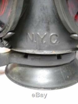 Antique Dressel Railway Lamp & Signal Co. NYC Railroad Marker Lamp Nice Cond