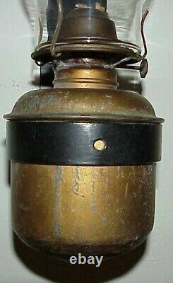 Antique Dressel Rr Railroad Caboose Bunk Car Wall Mount Oil Lamp Lantern