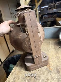 Antique Early Rare Dietz Train Railroad RR Station Oil Lamp Lantern Parts USA