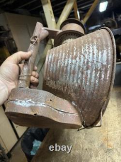 Antique Early Rare Dietz Train Railroad RR Station Oil Lamp Lantern Parts USA
