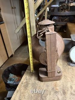 Antique Early Rare Dietz Train Railroad RR Station Oil Lamp Lantern Parts USA