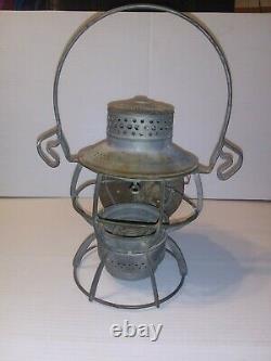 Antique Electric Railroad Train Lantern Lamp Dressel Arlington N. J