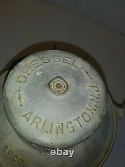 Antique Electric Railroad Train Lantern Lamp Dressel Arlington N. J