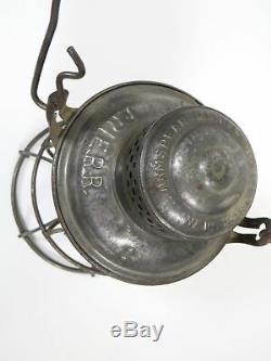 Antique Erie Railroad Armspear Mfg New York Red Globe RR Lantern USA