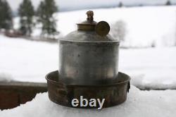 Antique GNRY Great Northern Railway LANTERN Adams Westlake EMBOSSED Tall Globe