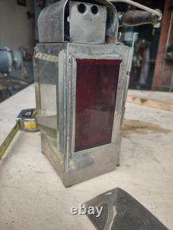 Antique German Carbide Lamp Lantern Railroad