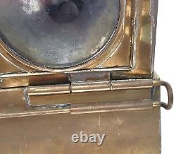 Antique Gillet & Forest Brass Railroad Lamp Double Burner Lantern