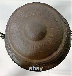 Antique Grand Trunk Railway Railroad Gtr Adlake Bell Bottom Lantern