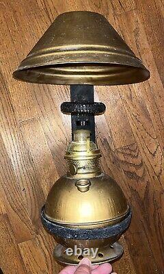 Antique HANDLAN ST. LOUIS RAILROAD CABOOSE WALL LAMP Lantern Large Center Draft