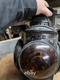 Antique HLP CNR Piper Montreal Canadian National Railroad RR Switch Oil Lantern