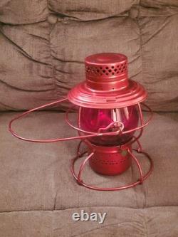 Antique Handlan St Louis NY NH & H Railroad RR Oil Kerosene Lamp Lantern
