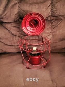 Antique Handlan St Louis NY NH & H Railroad RR Oil Kerosene Lamp Lantern