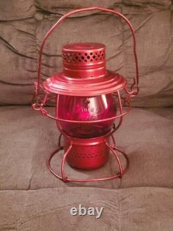 Antique Handlan St Louis NY NH & H Railroad RR Oil Kerosene Lamp Lantern