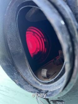 Antique Handlan St Louis Railroad Switch Lantern Lamp Parts As Is Cracked READ