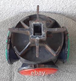 Antique Handlan St Louis USA 4 Way Railroad Switch Signal Lantern Light Lamp VTG