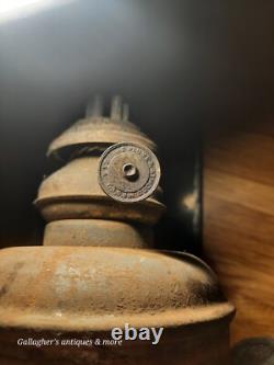 Antique Handlan St. Louis Wall Mount Caboose Railroad Lantern Lamp Plume Atwood