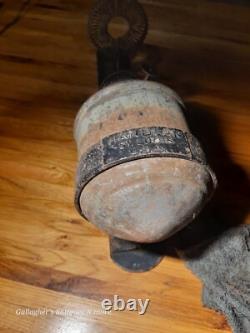 Antique Handlan St. Louis Wall Mount Caboose Railroad Lantern Lamp Plume Atwood