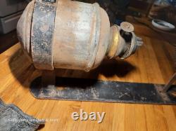 Antique Handlan St. Louis Wall Mount Caboose Railroad Lantern Lamp Plume Atwood