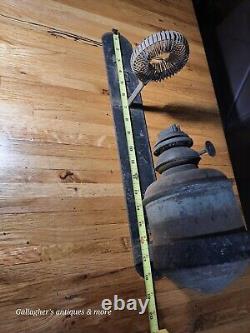 Antique Handlan St. Louis Wall Mount Caboose Railroad Lantern Lamp Plume Atwood