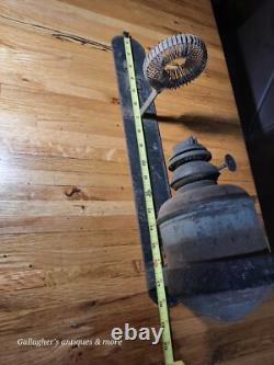 Antique Handlan St. Louis Wall Mount Caboose Railroad Lantern Lamp Plume Atwood