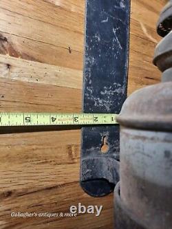 Antique Handlan St. Louis Wall Mount Caboose Railroad Lantern Lamp Plume Atwood