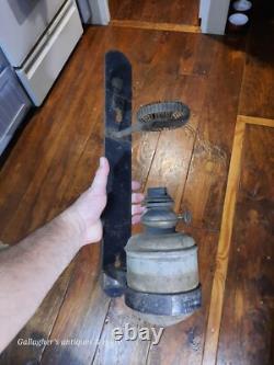 Antique Handlan St. Louis Wall Mount Caboose Railroad Lantern Lamp Plume Atwood