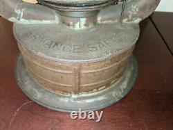 Antique Hermance Safety Barn Railroad Lantern Tubular Kerosene Rare