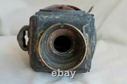 Antique Indiana Lamp Co Connorsville Buggy Railroad Lamp Light Lantern 3 Lens