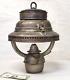 Antique Industrial Oil Lamp Hanging Light LANTERN Railroad Made in England