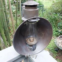 Antique Inspector's Lantern Embury Kerosene Oil Lamp Florida Estate Unsigned