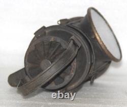 Antique Iron Lamp Lantern Original Old Hand Crafted