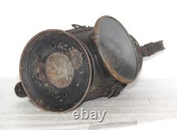 Antique Iron Lamp Lantern Original Old Hand Crafted